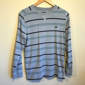 Quicksilver striped long sleeve shirt boys X/L